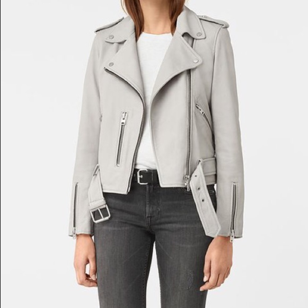 Allsaints Balfern Leather Biker Jacket